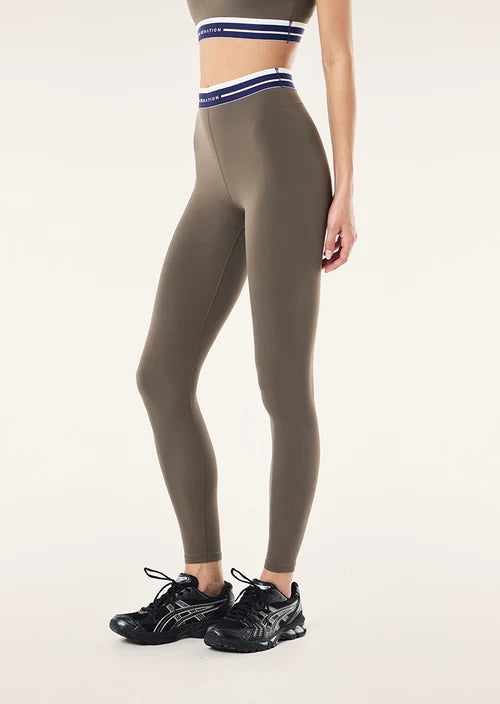 Avant Full Length Legging - Major Brown