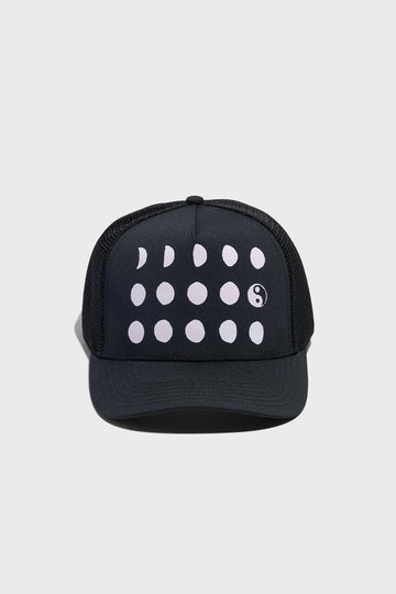 Autumn Equinox Trucker Hat - Black
