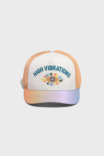 High Vibrations Trucker Hat - Amethyst/Multi