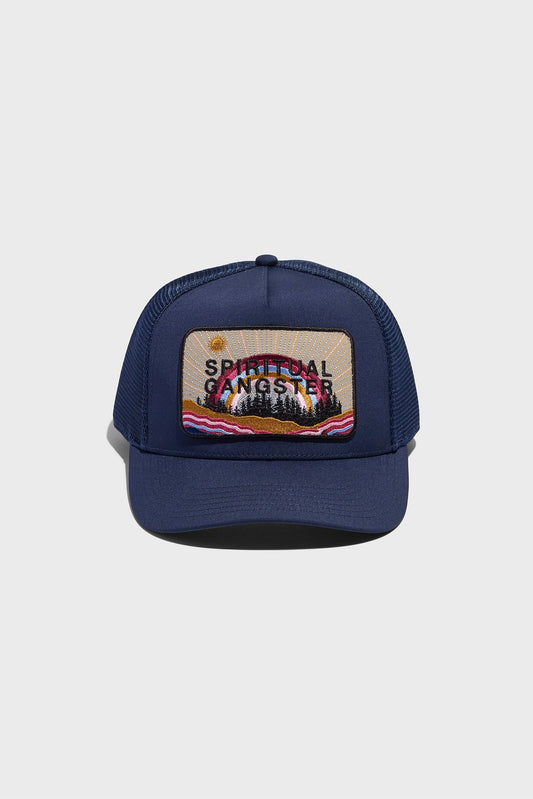 Sol Peaks Trucker Hat - Indigo