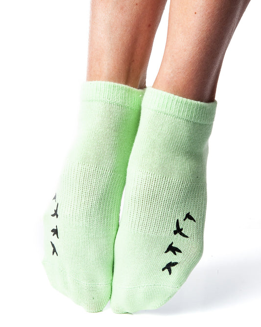 Birdie Grip Sock - Neon Green