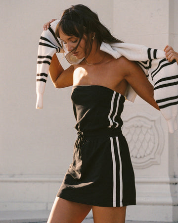 Decker Dress - Black/Cream