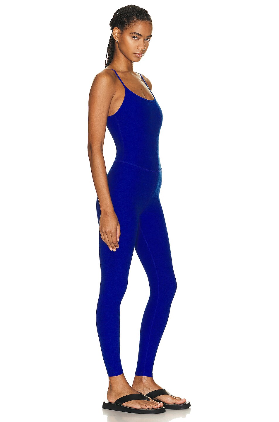 Spacedye Uplevel Midi Jumpsuit - Electric Royal Heather