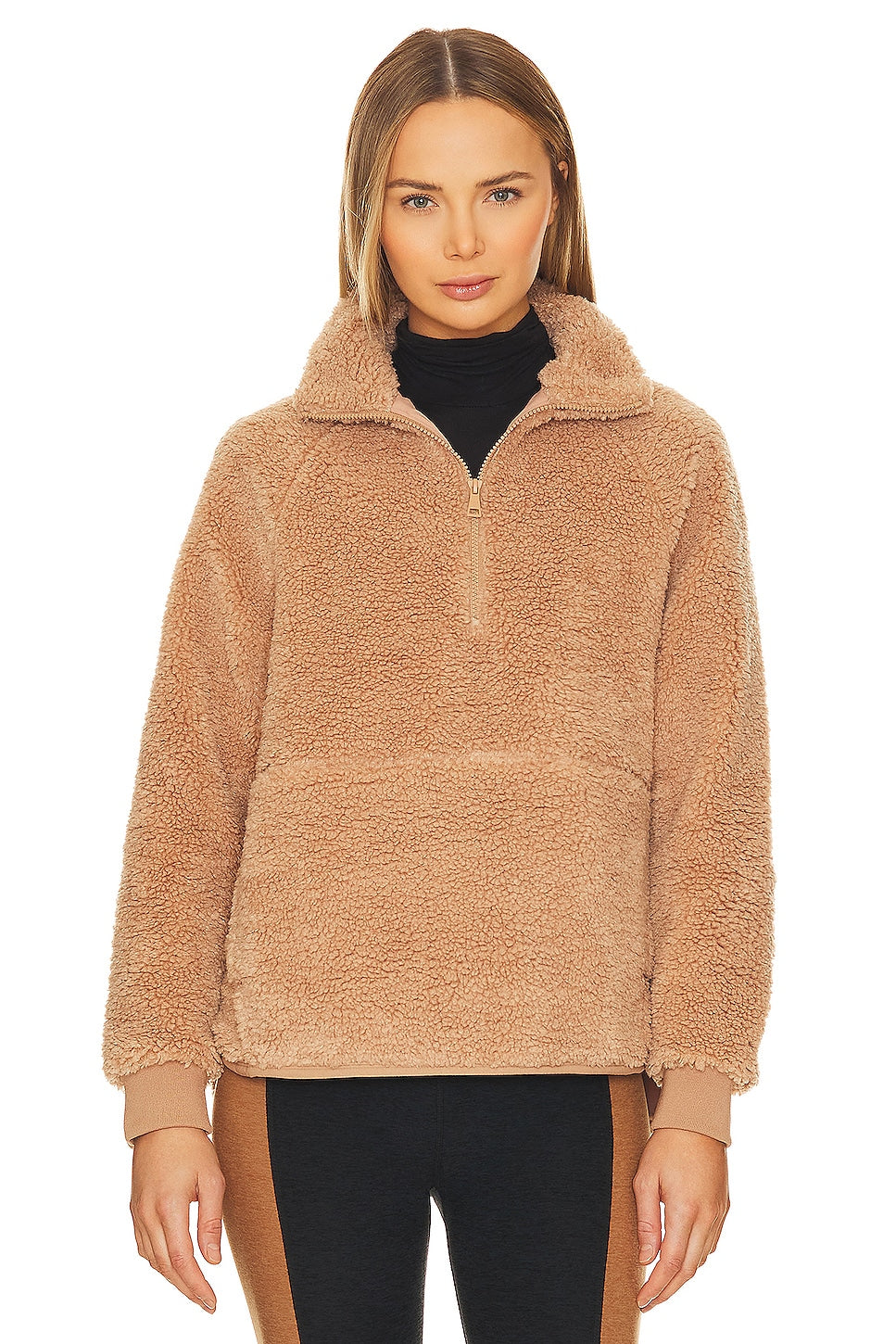 Take Flight Sherpa Pullover - Camel