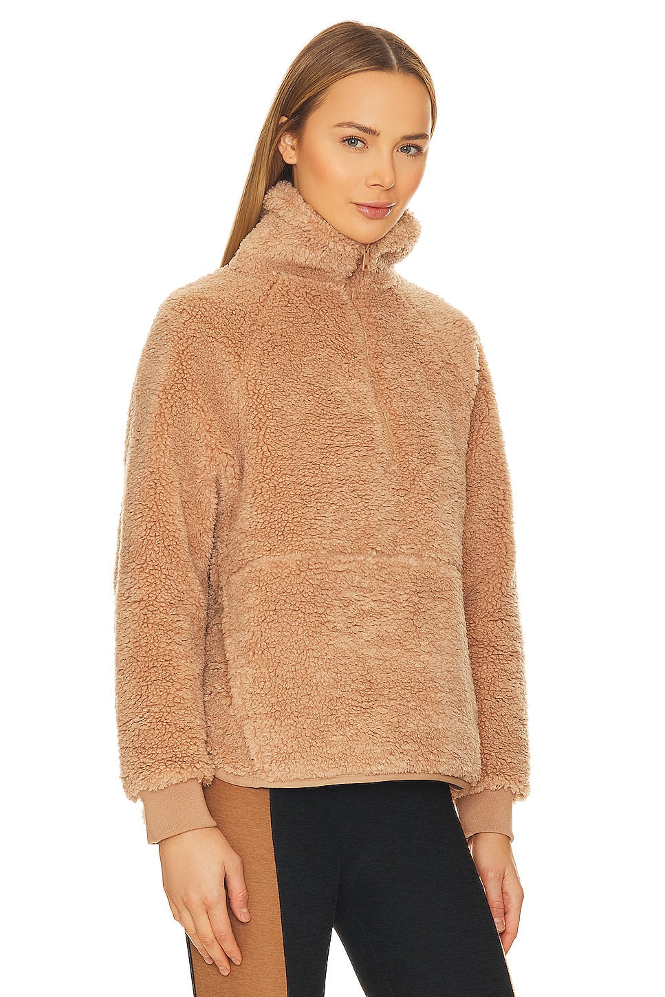 Take Flight Sherpa Pullover - Camel