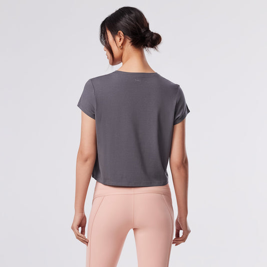 Relaxed Cap Sleeve Tee - Glacial