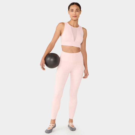 High Waisted 7/8 Tight - Eyelet Embossed