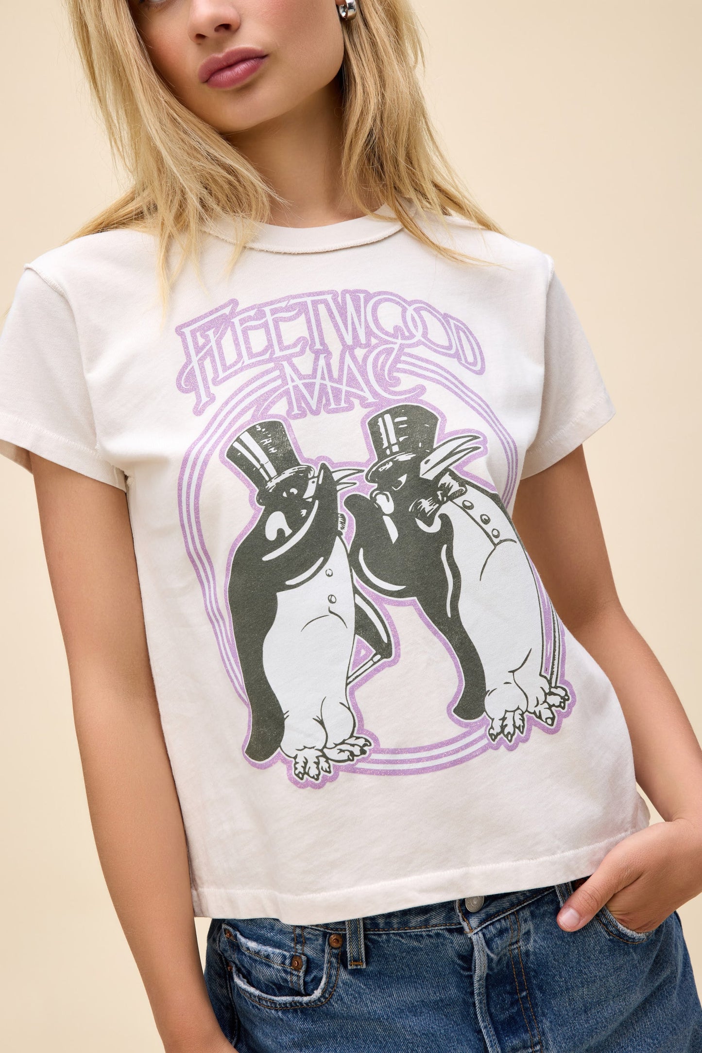 Fleetwood Mac Penguins Reverse GF Tee