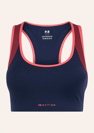 convex sports bra dark navy promo image