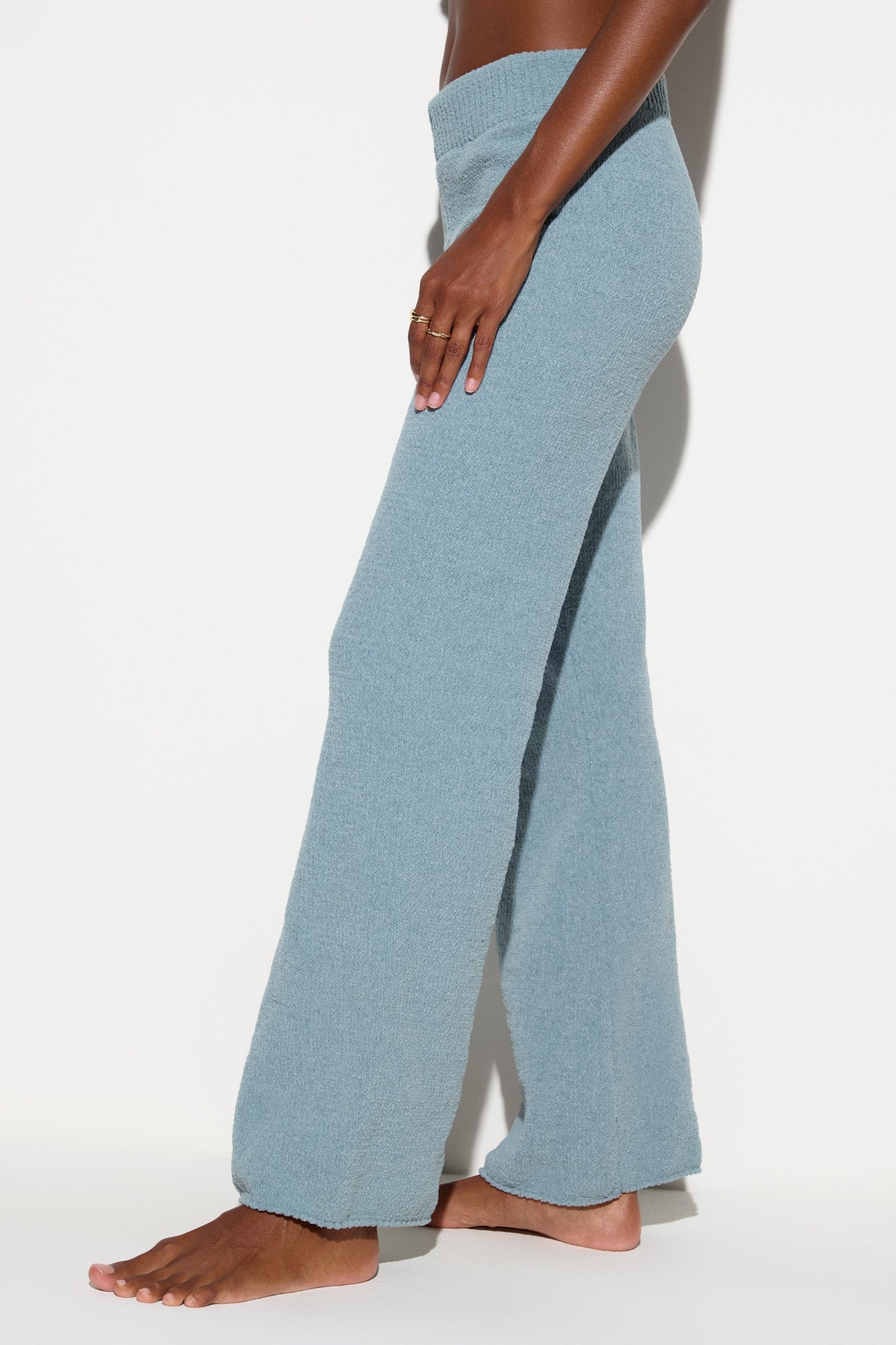Allegra Chenille Pant - Ocean Fog