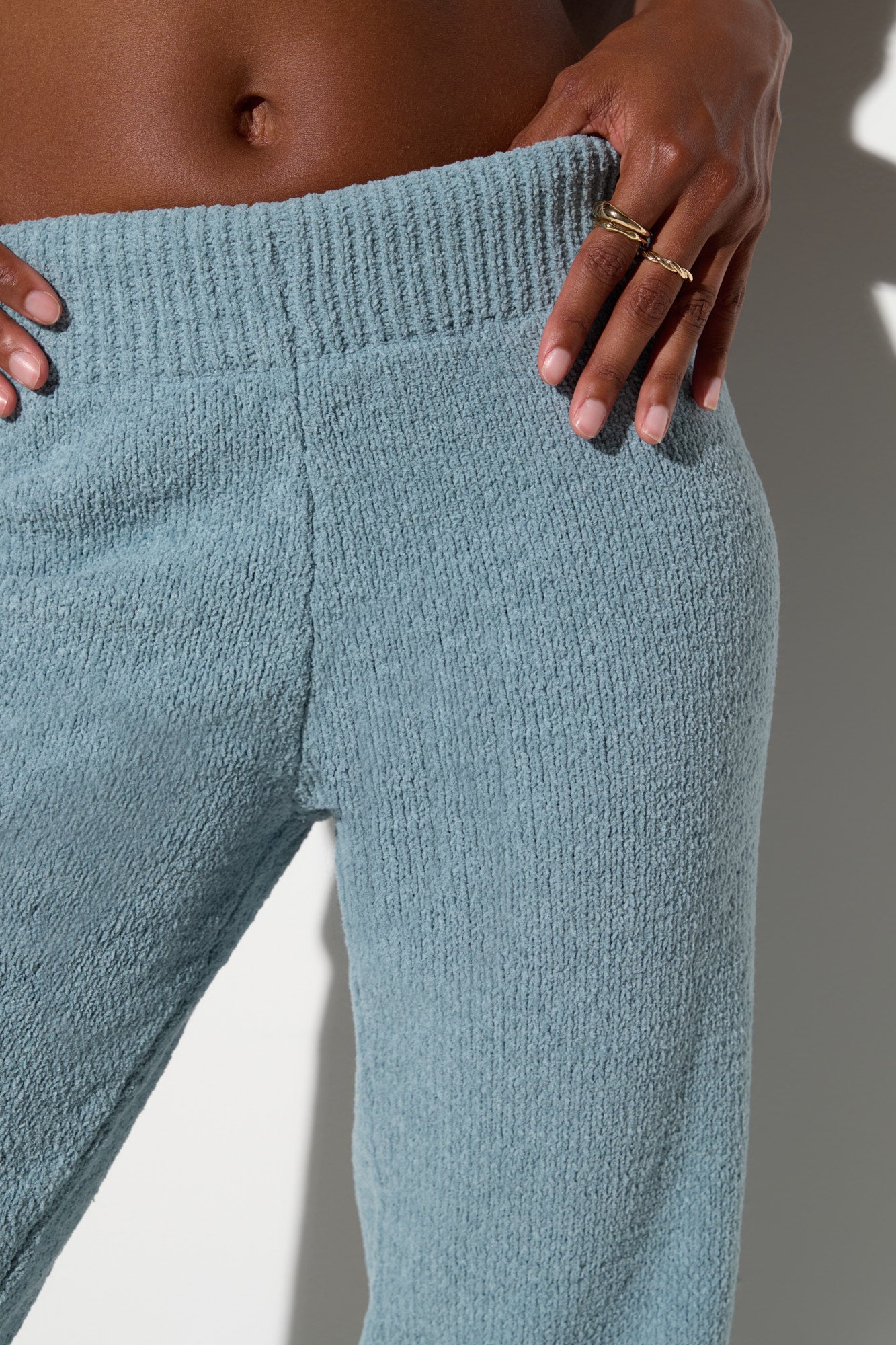 Allegra Chenille Pant - Ocean Fog