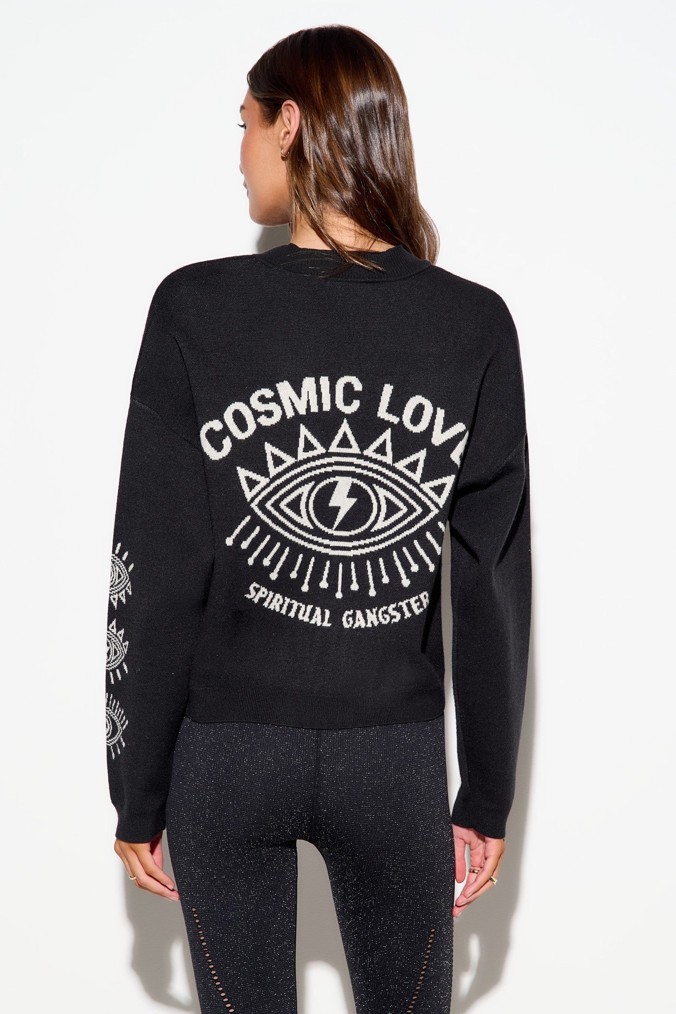 Cosmic Love Delaney Cardigan - Black