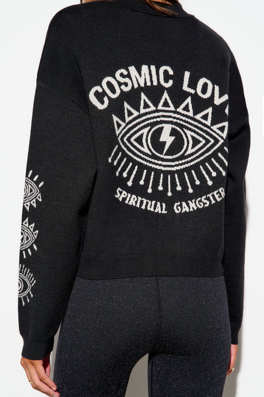 Cosmic Love Delaney Cardigan - Black