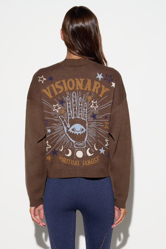 Divine Eye Delaney Cardigan - Coco