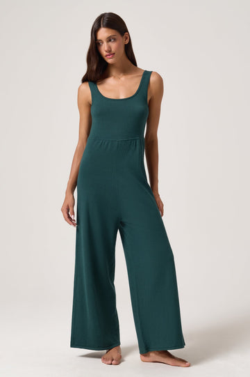 Boho Jumpsuit - Evergreen