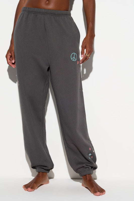 Good Vibes Sol Sweatpant - Ash