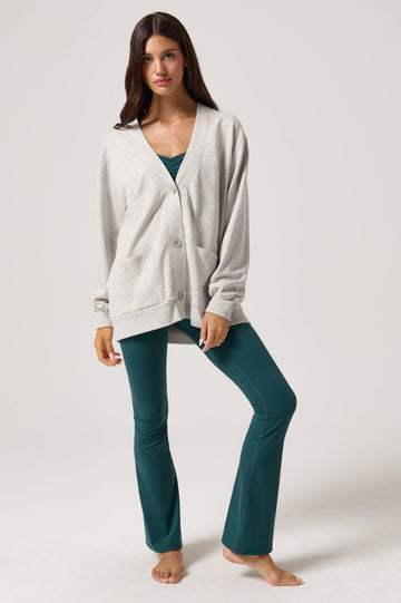 Woodley Cardigan - Light Heather Grey