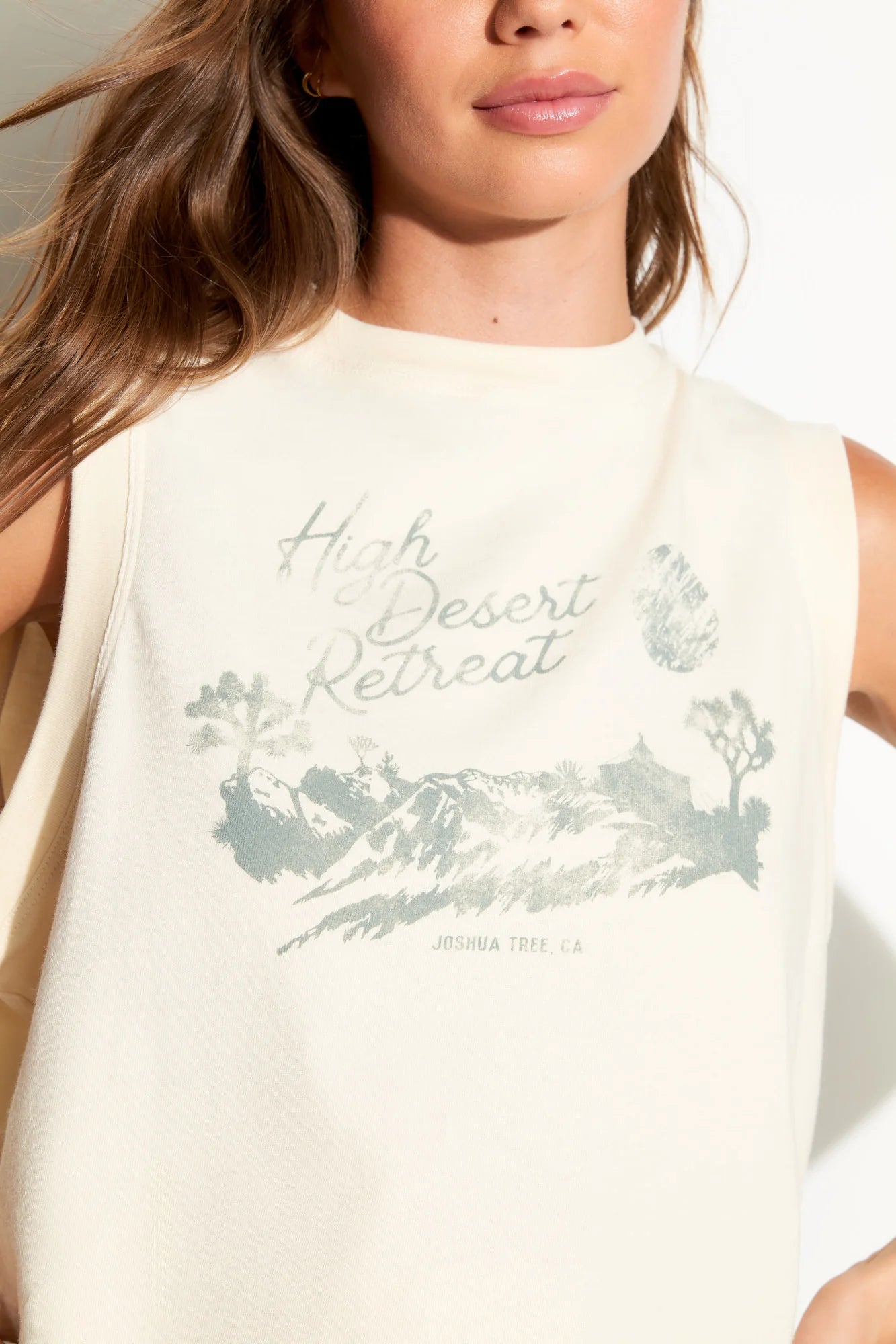 Retreat Crawford Crop Tank - Canvas