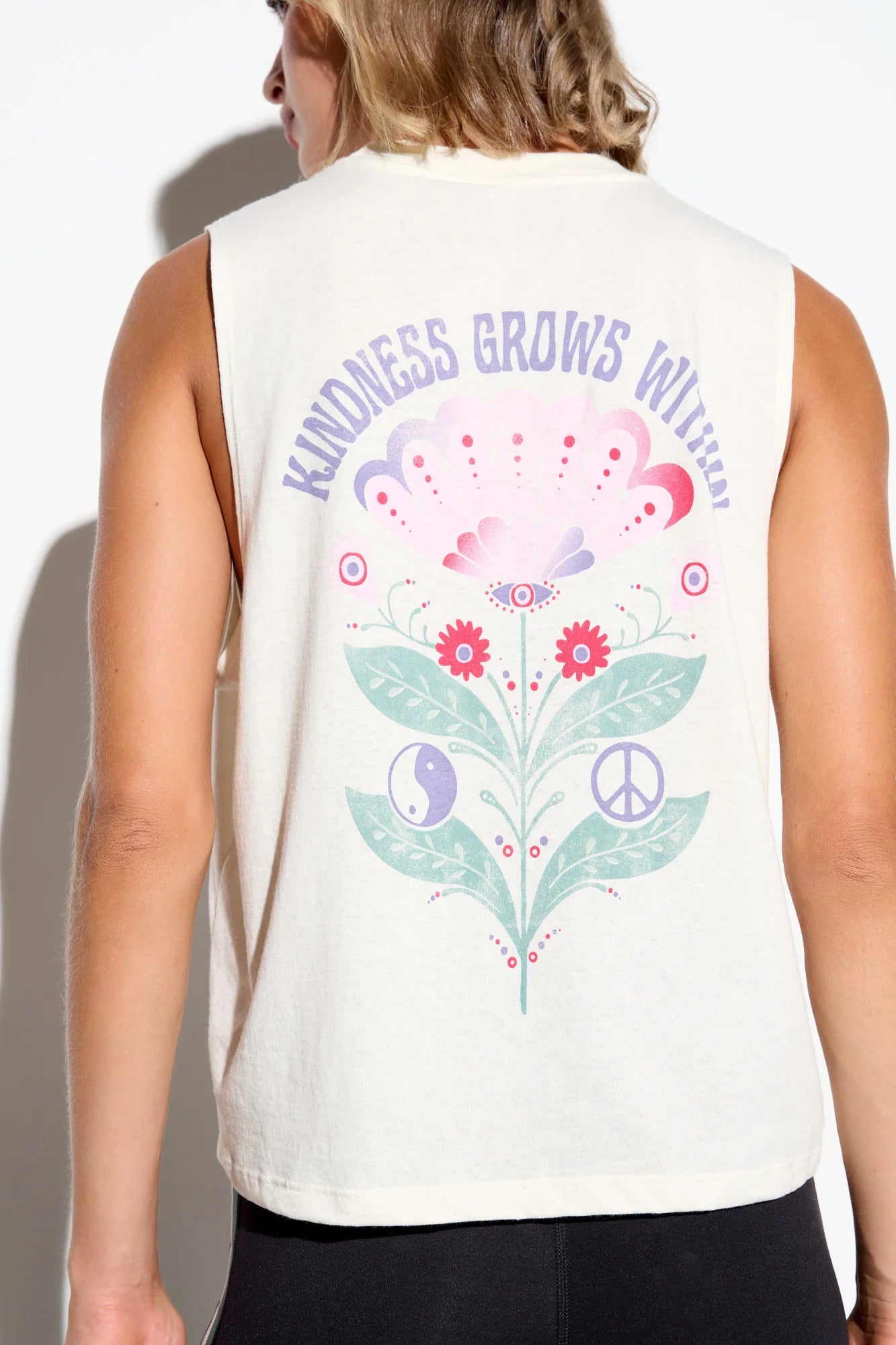 Grows Within Vibe Tank - Vintage White