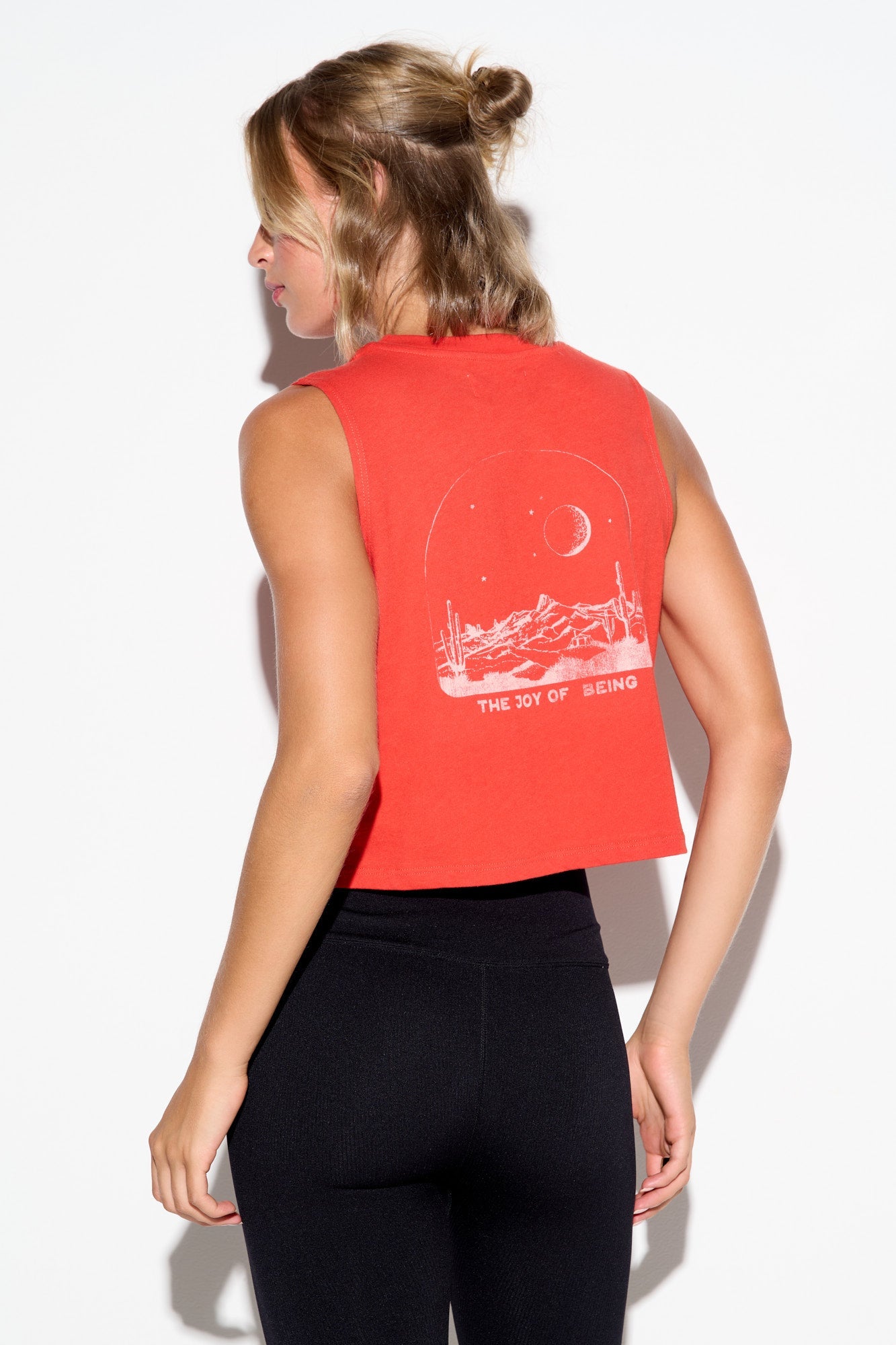 Joy Crawford Tank - Red Horizon
