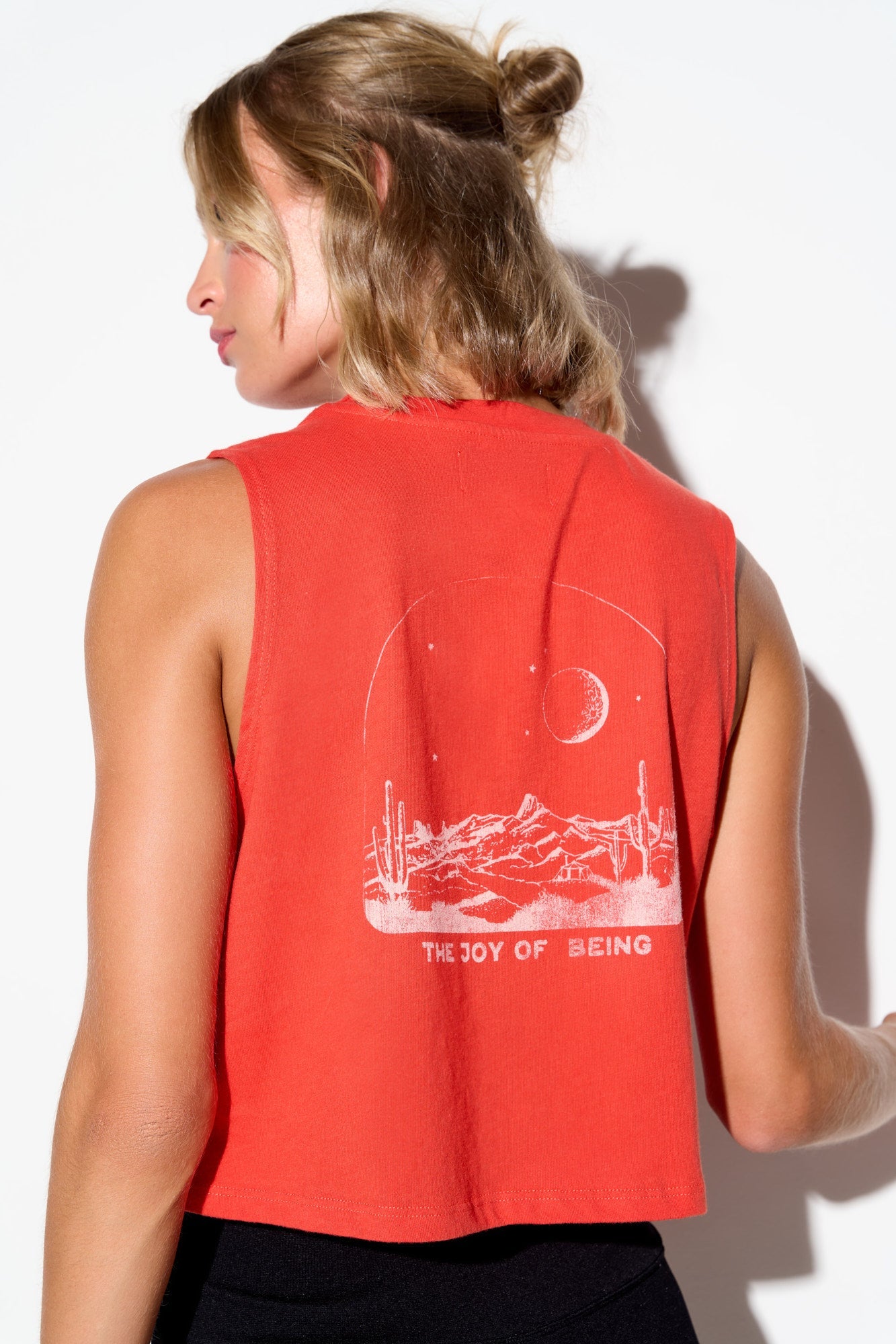 Joy Crawford Tank - Red Horizon