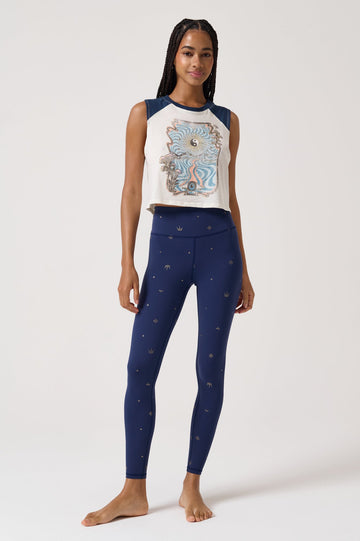 Cosmic Mirage Rally Tank - Vintage White
