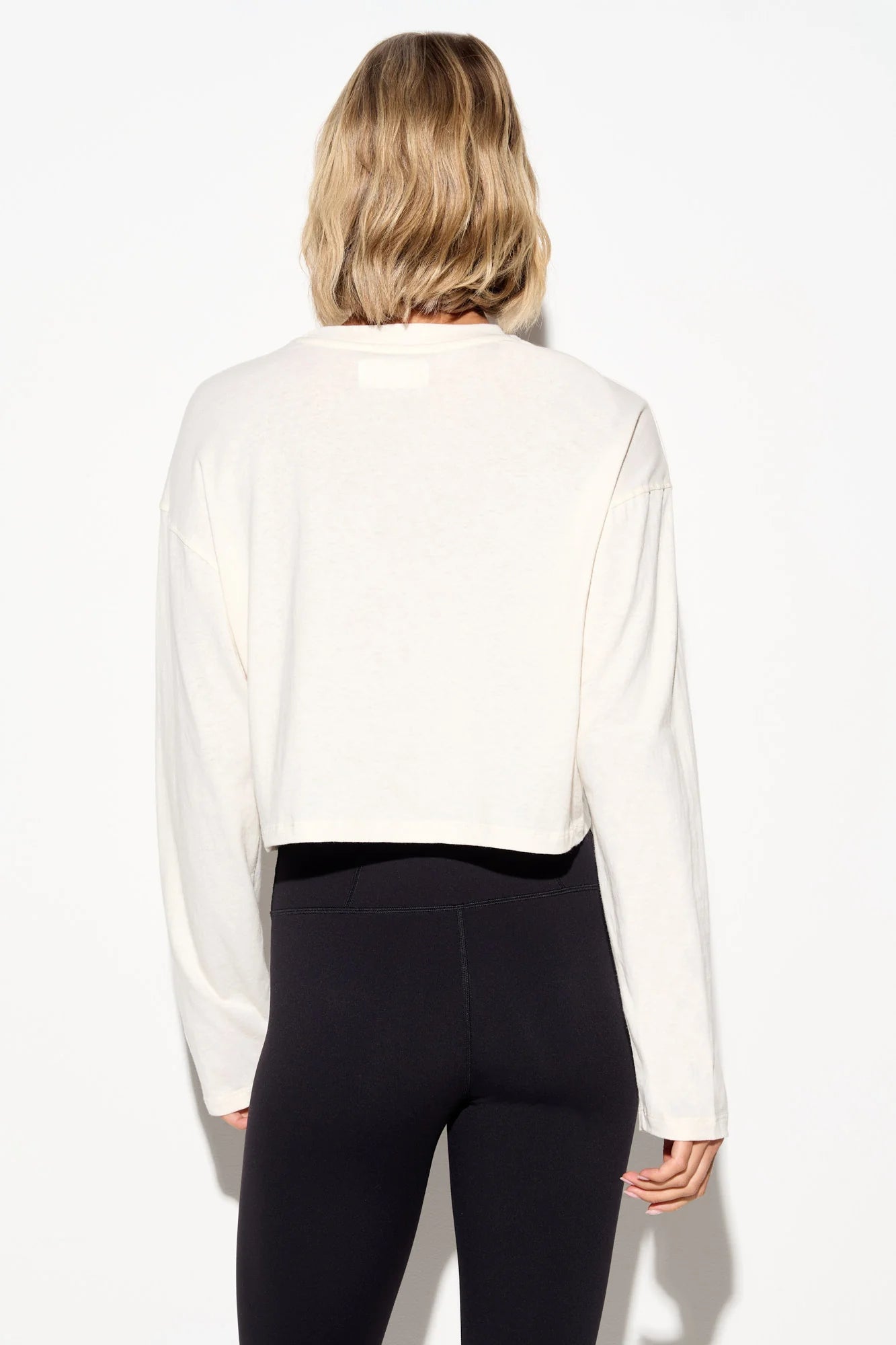 Eye Love Drew Longsleeve Top - Vintage White