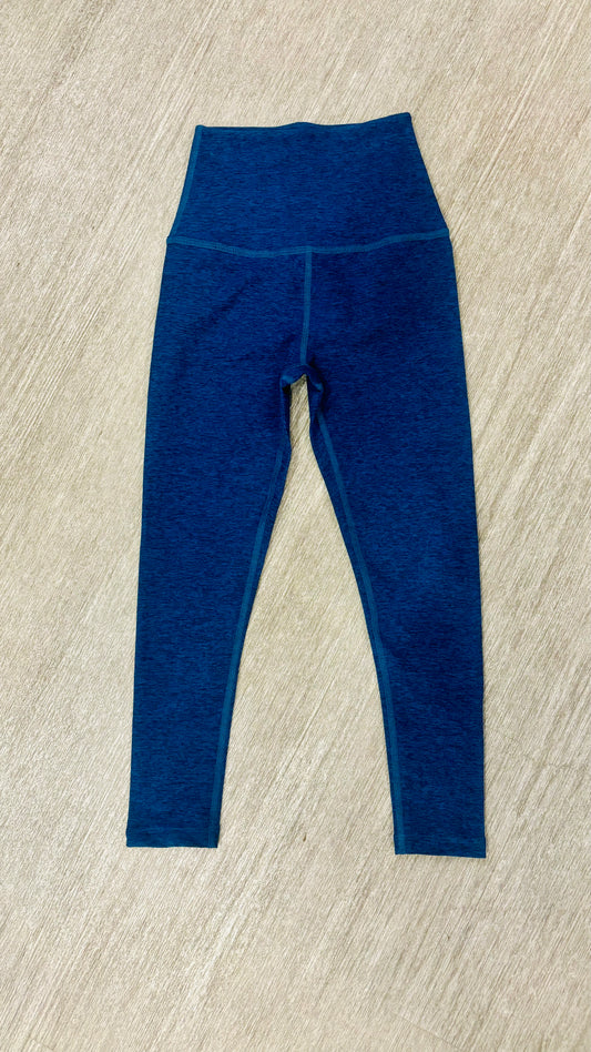 Spacedye Walk And Talk High Waisted Capri Legging - Celestial Blue