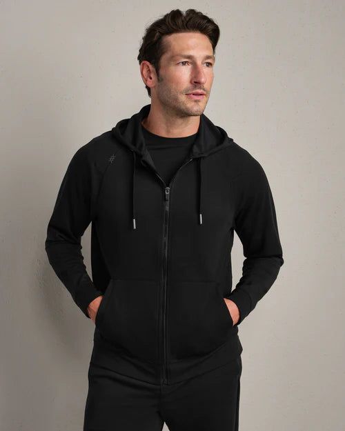 DreamState Full Zip Hoodie - Pure Black