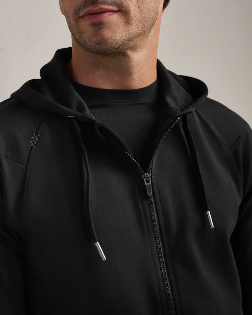 DreamState Full Zip Hoodie - Pure Black