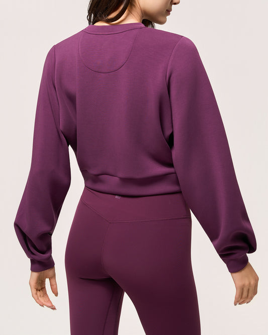 Dreamweave Pleated Crew Neck