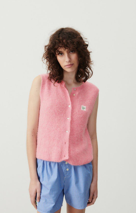 Cardigan East Vest - Orchid Melange