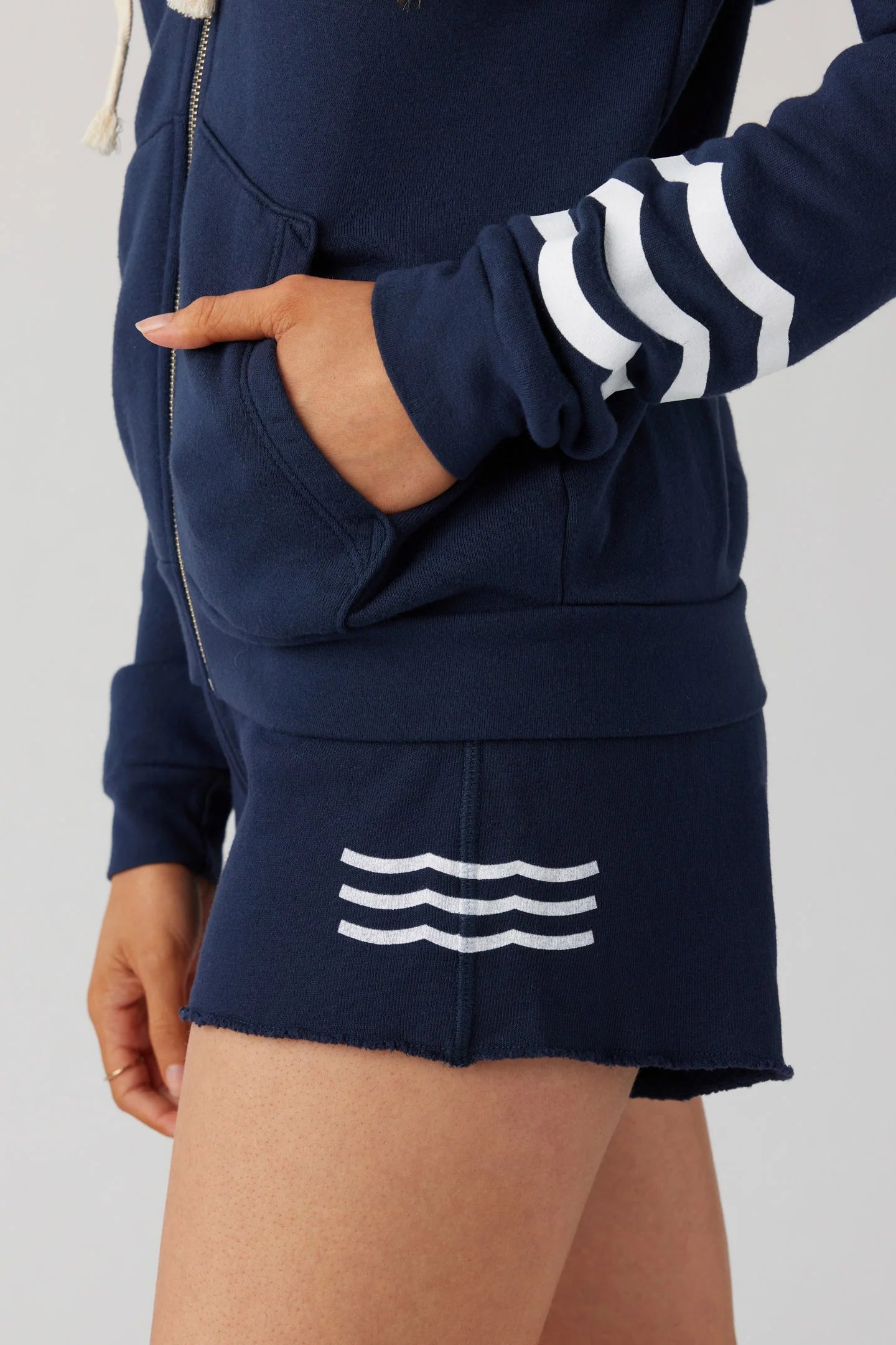 Coastal Waves Short - Indigo