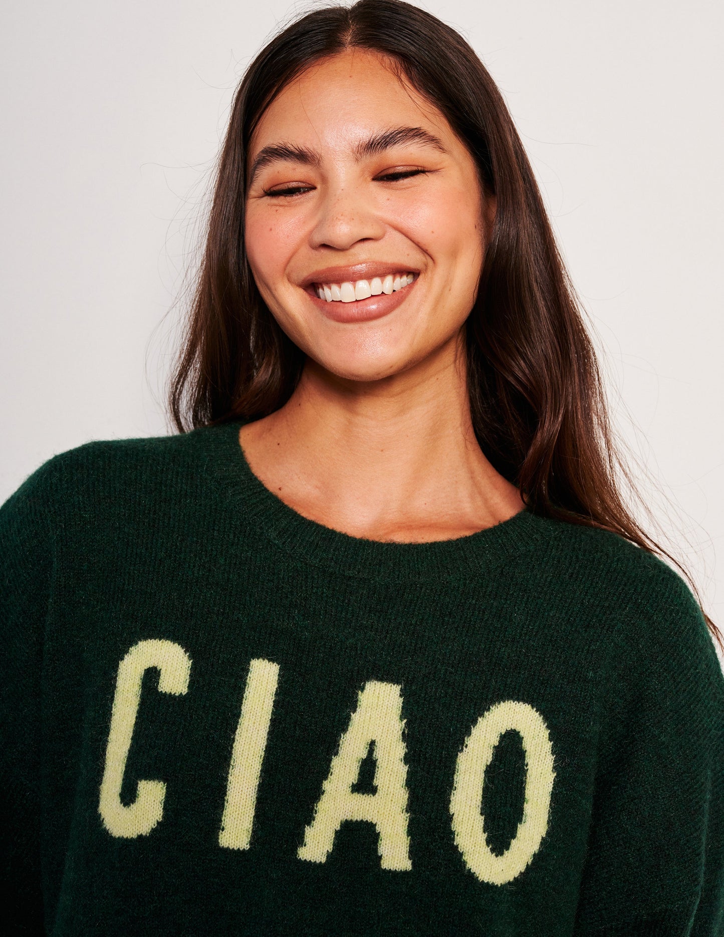 Ciao Crew Neck Sweater - Everglade