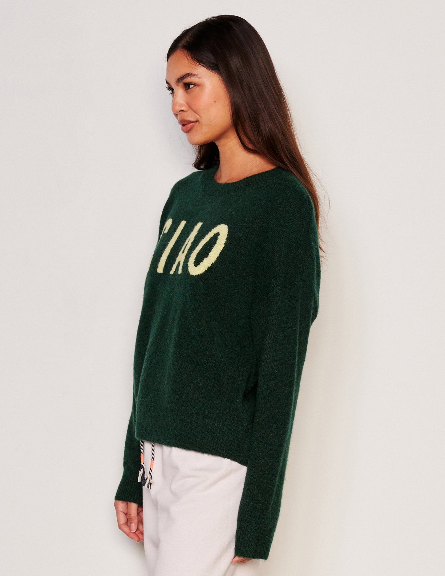 Ciao Crew Neck Sweater - Everglade