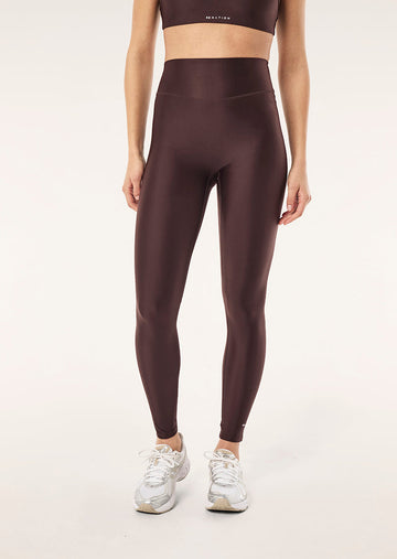 Fairmont Fl Legging - Dark Plum Shine