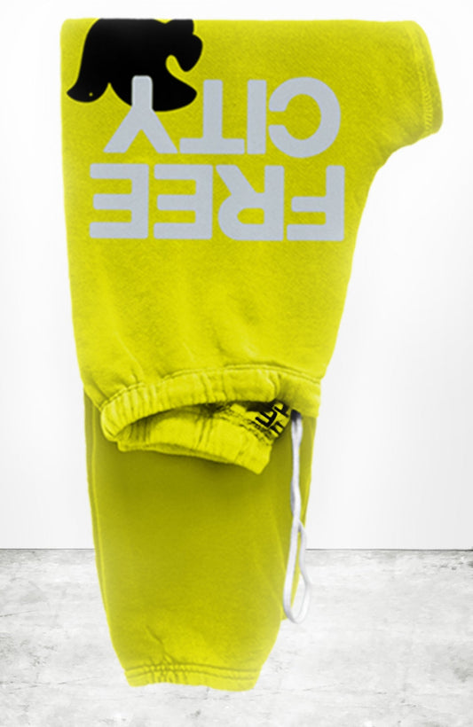 Large Sweatpant - Glow Yellow