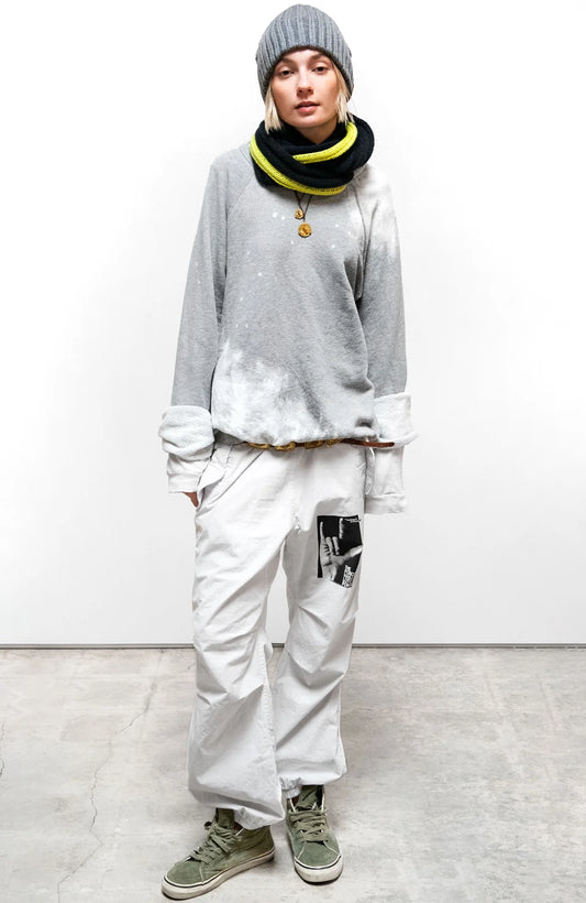 Bleachout Rabbit Sweatshirt - Heather Bleachout