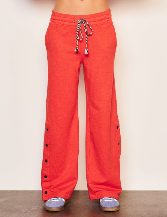 Snap Lounge Pant - Flare Red