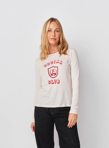 Longsleeved Crew - Social Club - Oyster