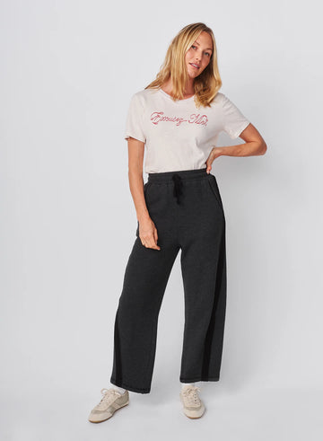 Raw Seamed Pant - Washed Black