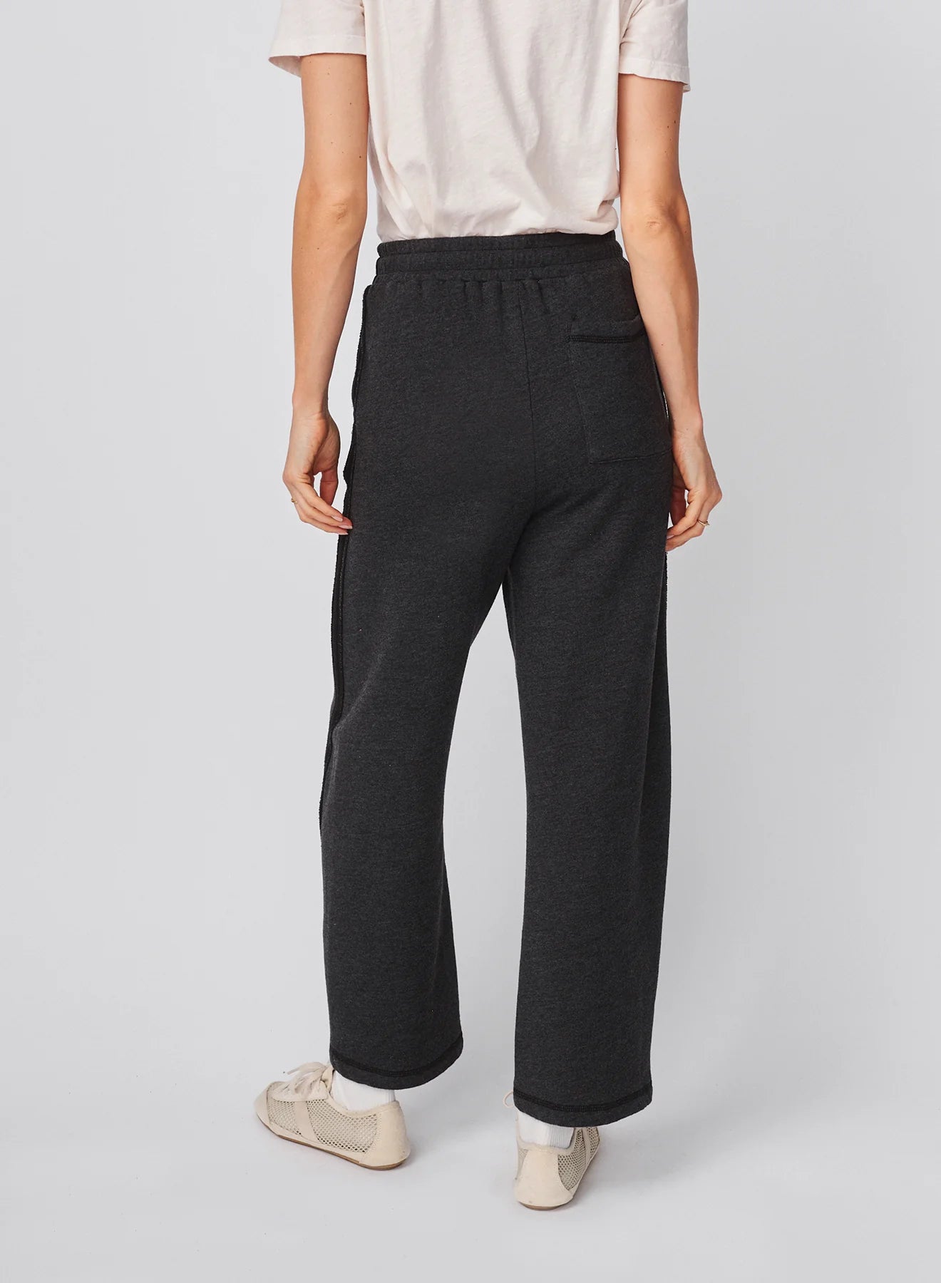 Raw Seamed Pant - Washed Black