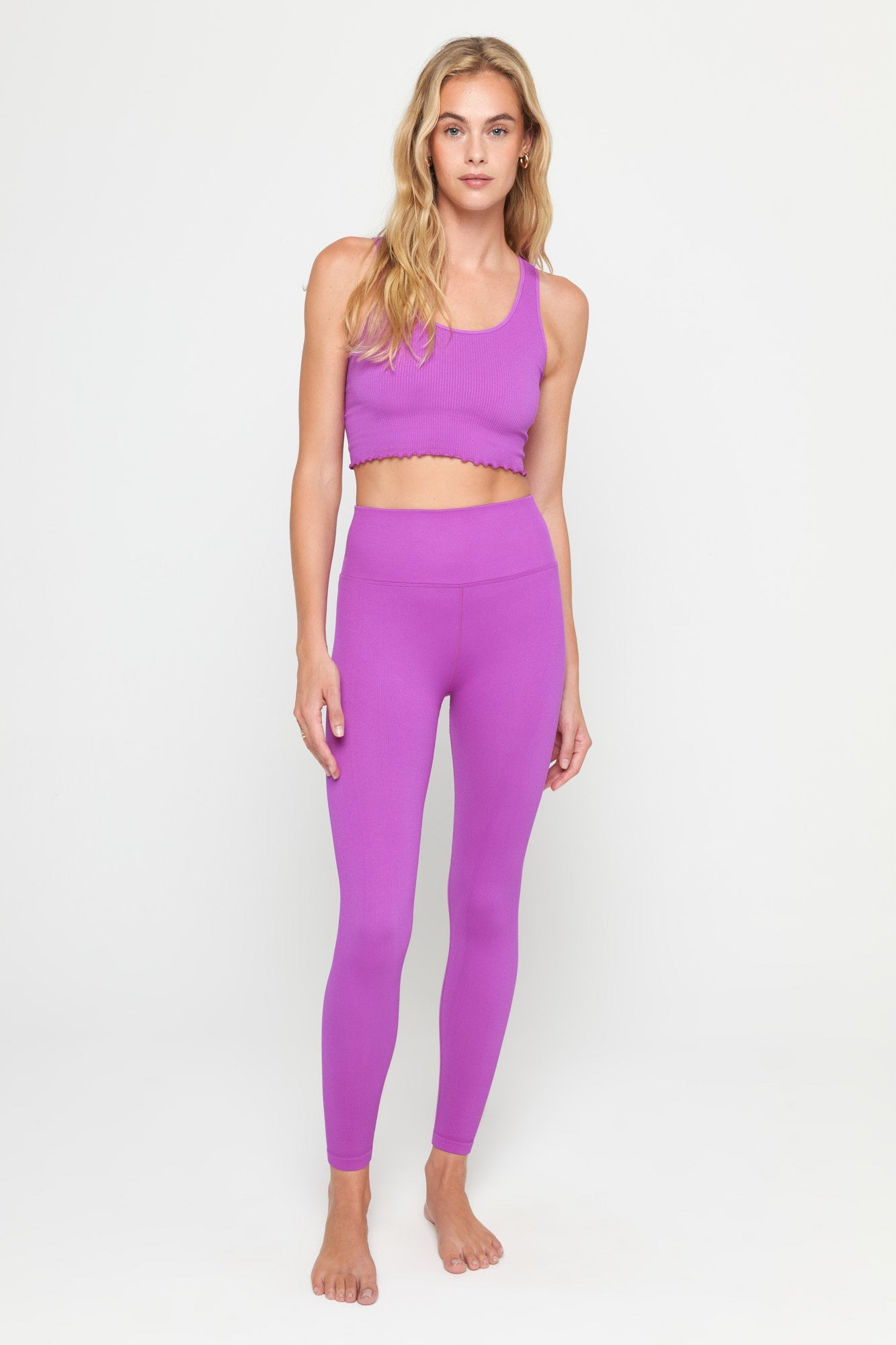 Amor Crop Tank - Electric Amethyst