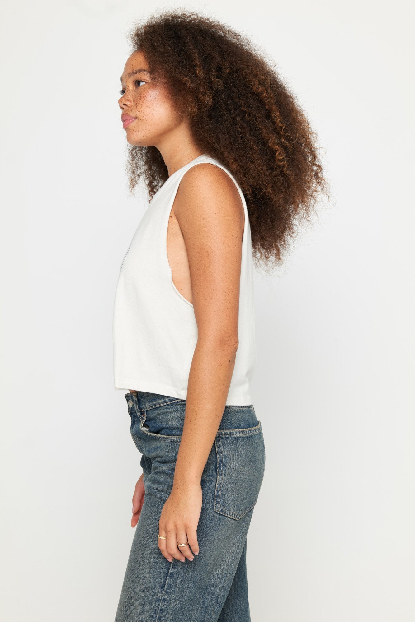 New Wave Callie Crop Tank - Birch