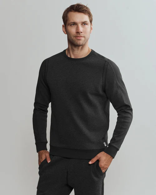 Heritage Midweight Crewneck Sweatshirt - Black Hthr