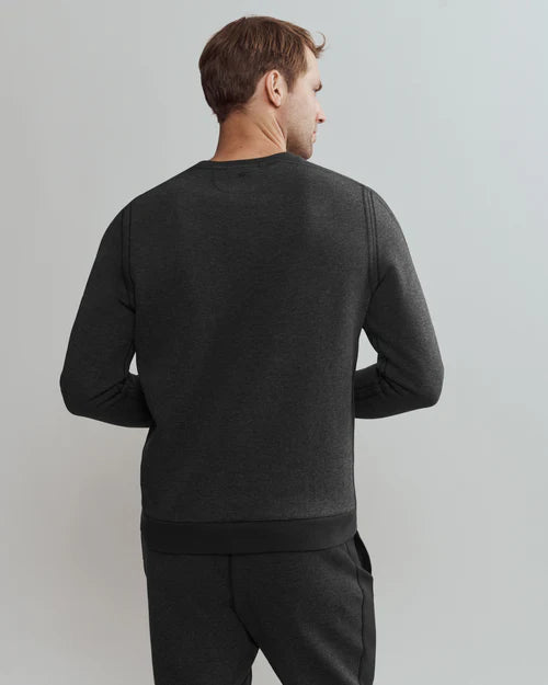 Heritage Midweight Crewneck Sweatshirt - Black Hthr