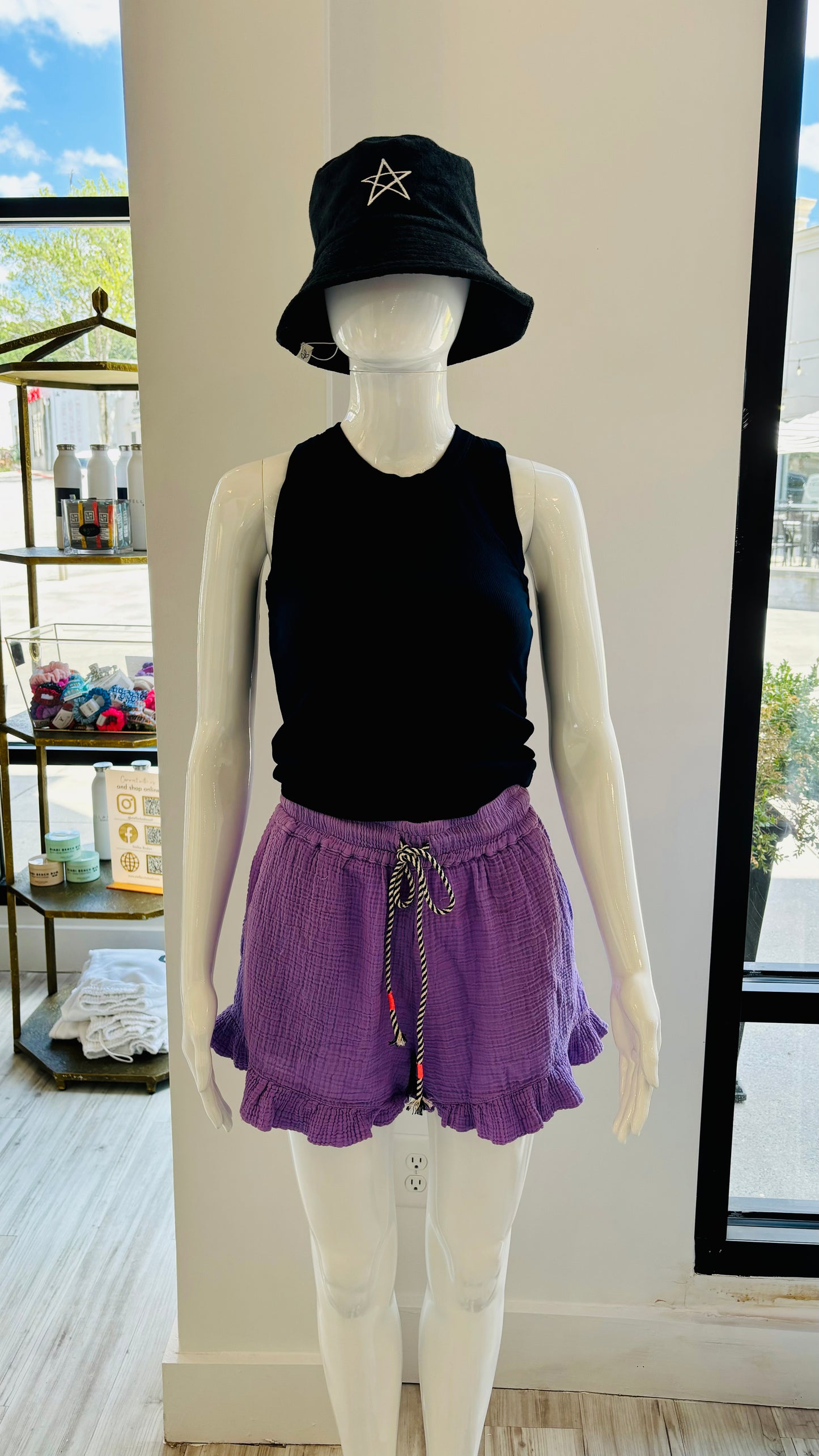 Flutter Short - Dark Lavender