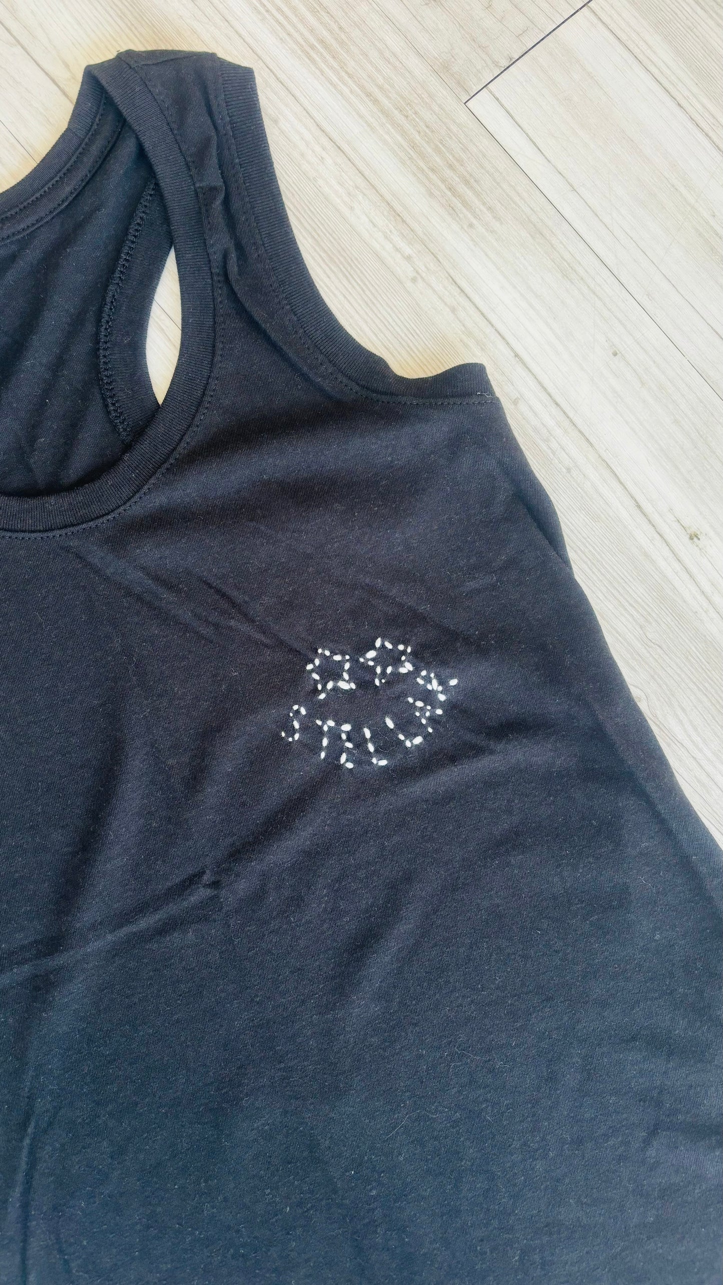 Embroidered Happy Stellar Tank