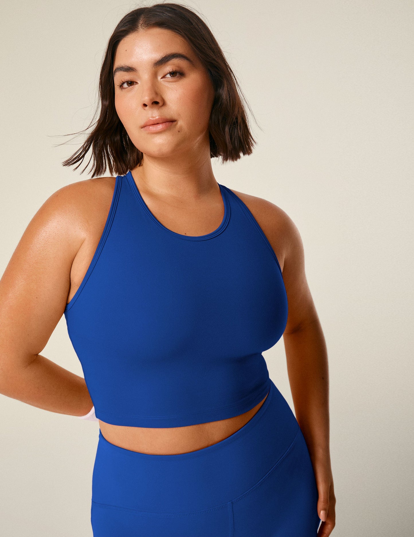 POWERBEYOND™ Strive Cropped Tank - Marine Blue