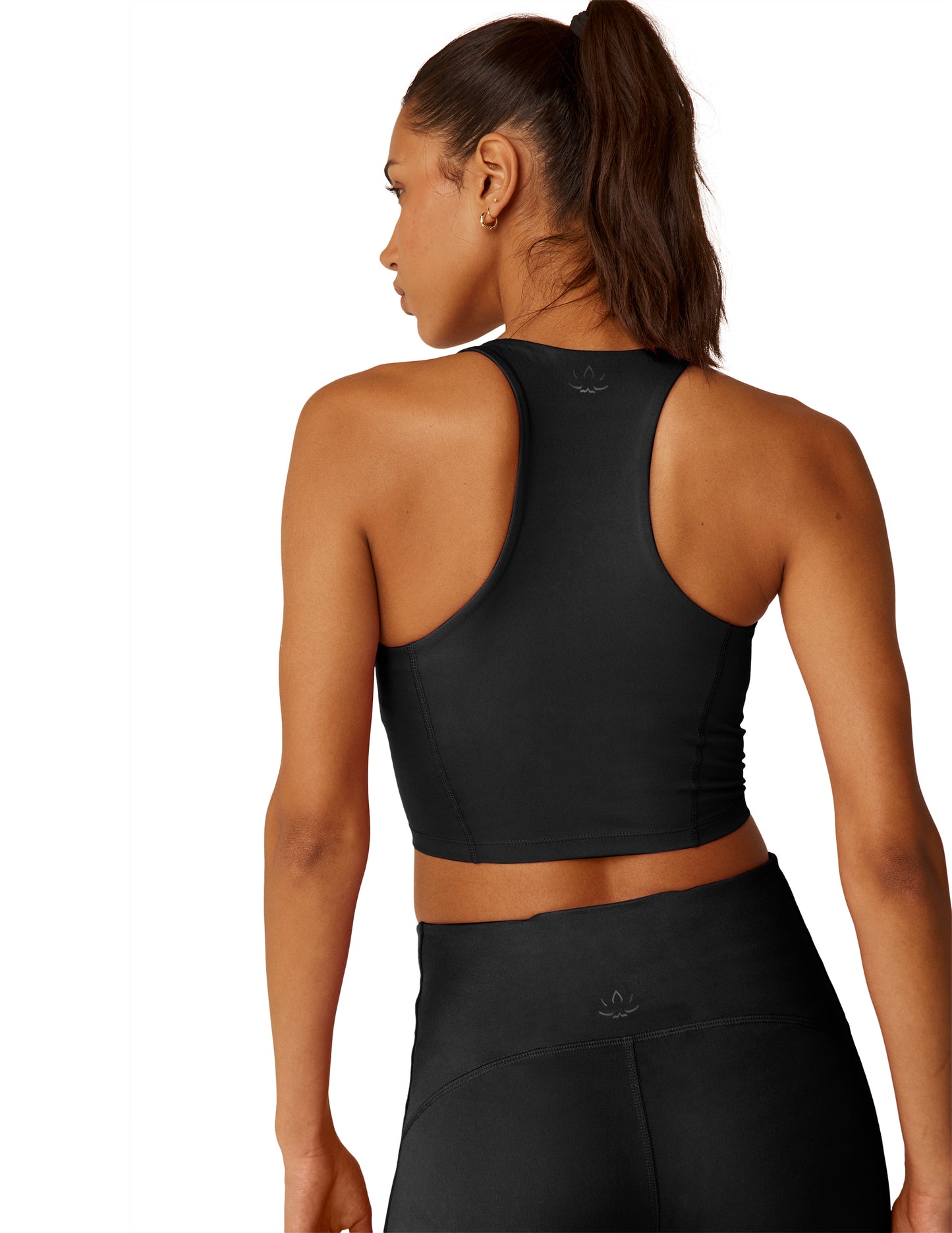 Powerbeyond Intensity Racerback Cropped Tank - Black